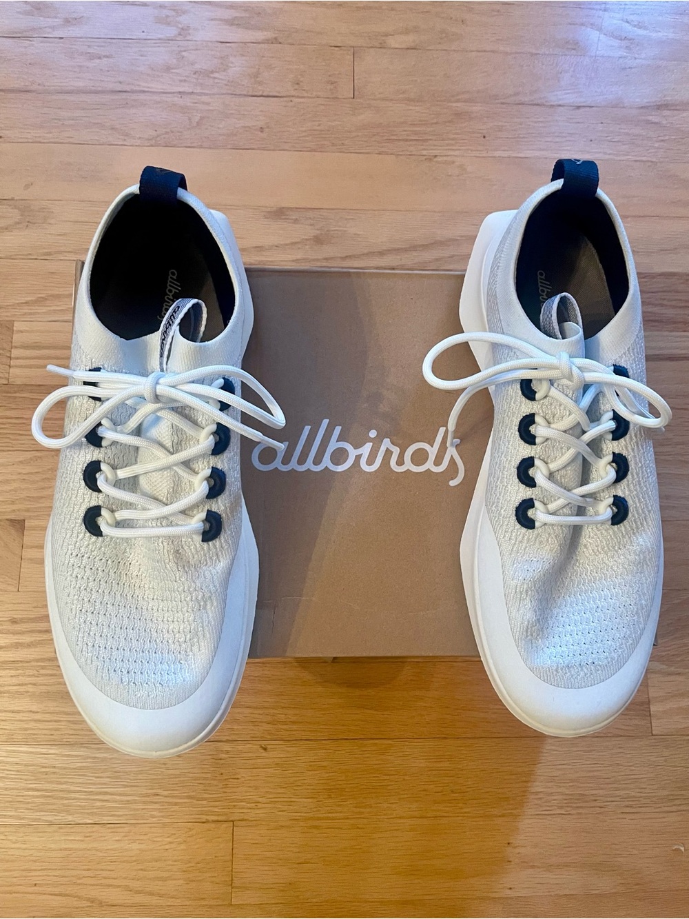 NIB Allbirds Tree Dasher 2 Utility Men’s Size 13 Blizzard Deep Navy Sneakers